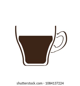 Isolated coffee mug icon