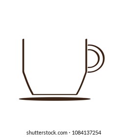 Isolated coffee mug icon