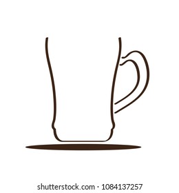 Isolated coffee mug icon