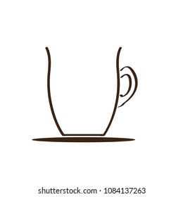 Isolated coffee mug icon