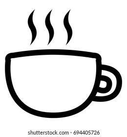 Isolated coffee mug icon, Fast food vector illustration