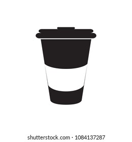 Isolated coffee plastic cup icon