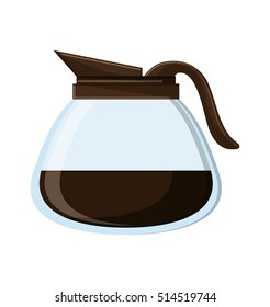 Isolated coffee pot design