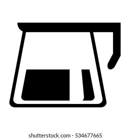 Isolated coffee pot design