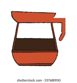 Isolated coffee pot design