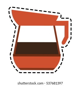 Isolated coffee pot design
