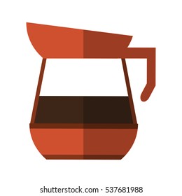 Isolated coffee pot design
