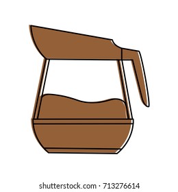 Isolated coffee pot design