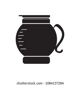 Isolated coffee pot icon