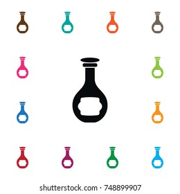 Isolated Cognac Icon. Whiskey Vector Element Can Be Used For Cognac, Bottle, Whiskey Design Concept.