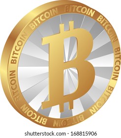 isolated coin bitcoin - digital currency
