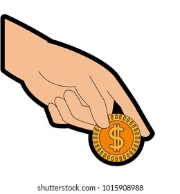 Isolated coin design