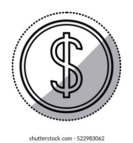 Isolated coin design