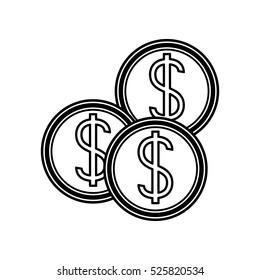 Isolated coin design