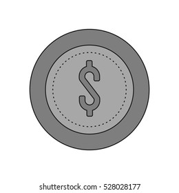 Isolated coin design
