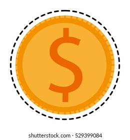 Isolated coin design