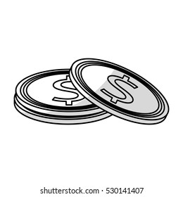 Isolated coin design