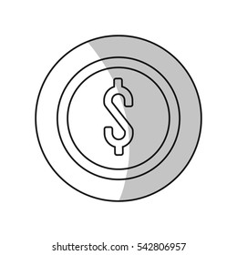 Isolated coin design