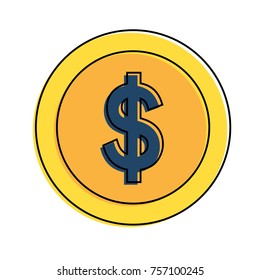 Isolated coin design