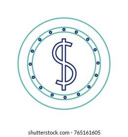 Isolated coin design