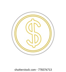 Isolated coin design