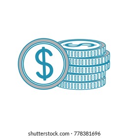 Isolated coin design