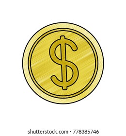 Isolated coin design