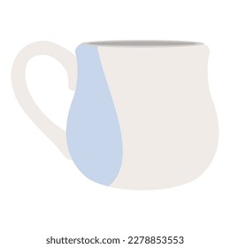 Isolated colored abstract coffee cup icon Vector