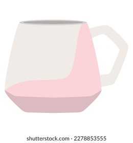 Isolated colored abstract coffee cup icon Vector