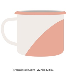 Isolated colored abstract coffee cup icon Vector