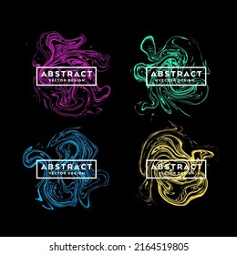 Isolated colored abstract paint for background designs, posters, flyers and more