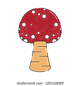 Isolated colored autumn tree icon Vector