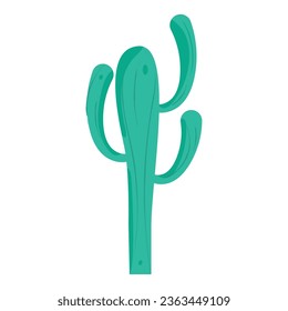 Isolated colored cactus sketch icon Vector