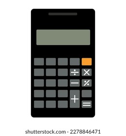 Isolated colored calculator office supply icon Vector
