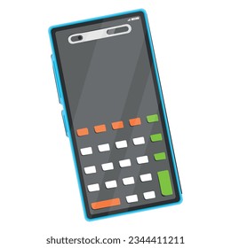 Isolated colored calculator School supply icon Vector illustration