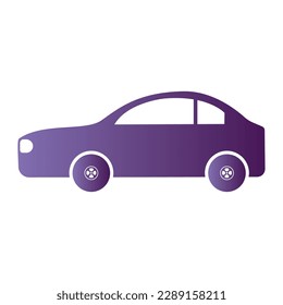 Isolated colored car icon Flat design Vector