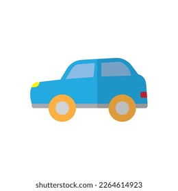 Isolated colored car toy icon Flat design Vector