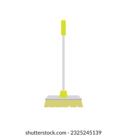 Isolated colored cleaning broom icon Vector