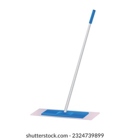 Isolated colored cleaning mop icon Vector