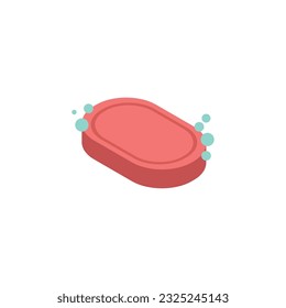 Isolated colored cleaning soap icon Vector
