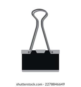 Icono de la fuente de la oficina de clips aislado Vector