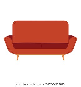 Isolated colored couch sketch icon Vector illustration