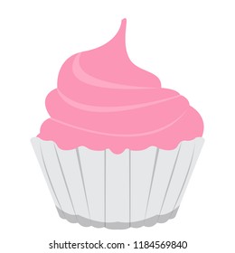 Isolated colored cupcake icon