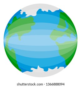 Isolated colored Earth. Earth day. Vector illustration design