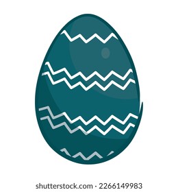 Isolated colored easter egg icon Vector