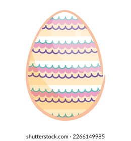 Isolated colored easter egg icon Vector