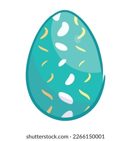 Isolated colored easter egg icon Vector