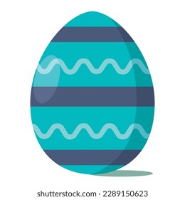 Isolated colored easter egg icon Vector
