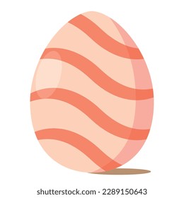 Isolated colored easter egg icon Vector