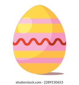 Isolated colored easter egg icon Vector